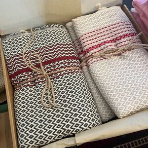 2 Authentic Turkish Towel (Göz Peshtemal (75”L X 39”W )